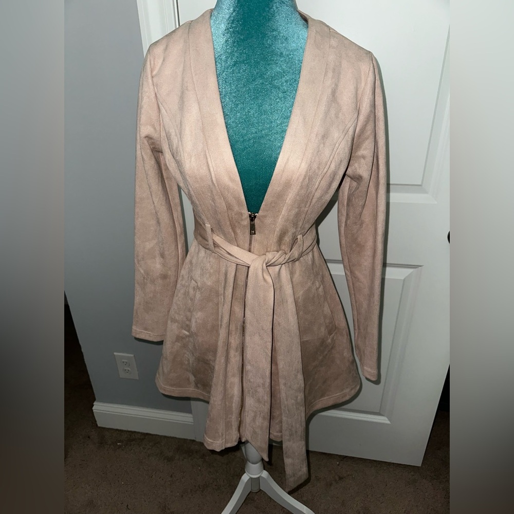 Tan suede jacket 🧥✨